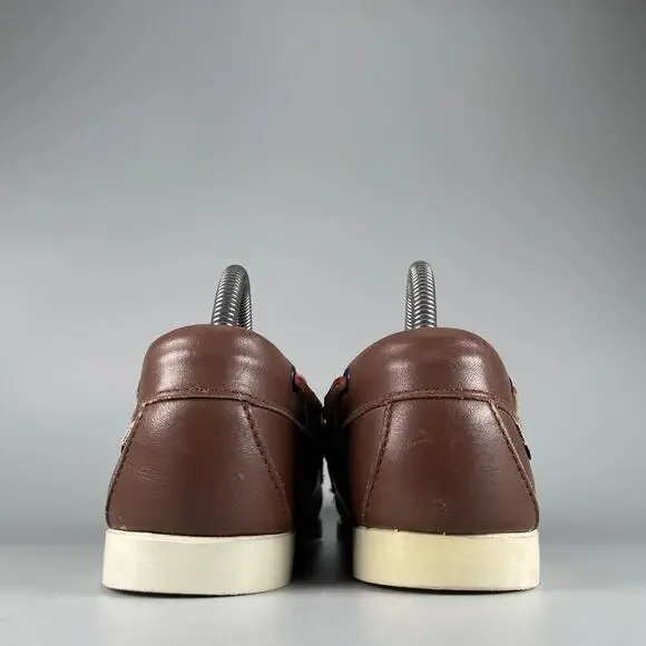 Sebago Docksides Women's 9 M Brown Leather Lace Up Boat Shoes Comfort Loafer EUC - Picture 3 of 9